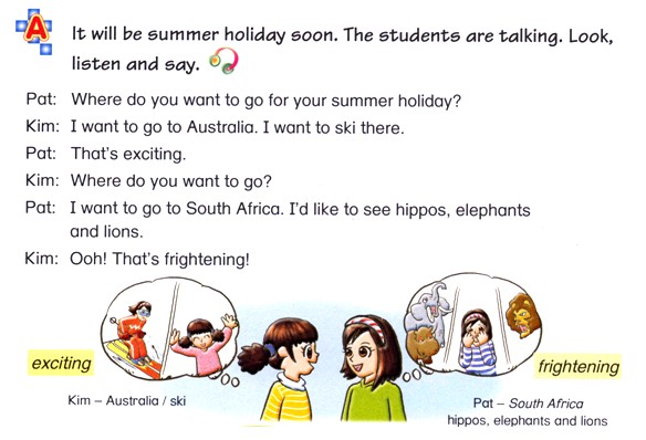 小学五年级英语下册(深圳朗文版)Unit 7 Summer holiday-A