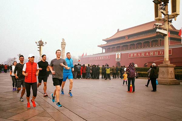 扎克伯格“雾霾跑步”真是拼了！