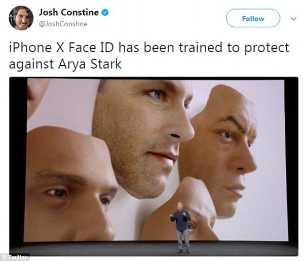 iPhone X面部识别遭恶搞 防伴侣偷窥面罩问世