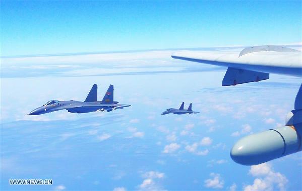 中国空军多型战机连续“绕岛巡航”检验实战能力