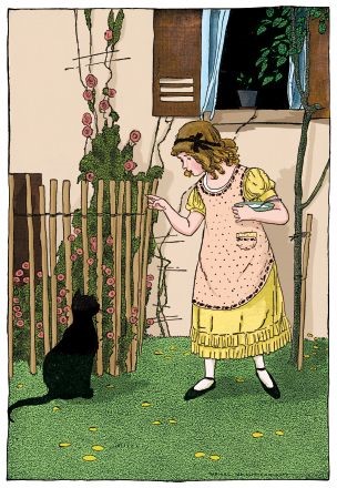 原版美国少儿英语：07.THE CAT AND MISS MUFFET