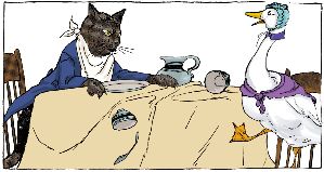 原版美国少儿英语：12.THE CAT AND THE GOOSE