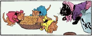 美国原版少儿英语：23.THREE LITTLE KITTENS
