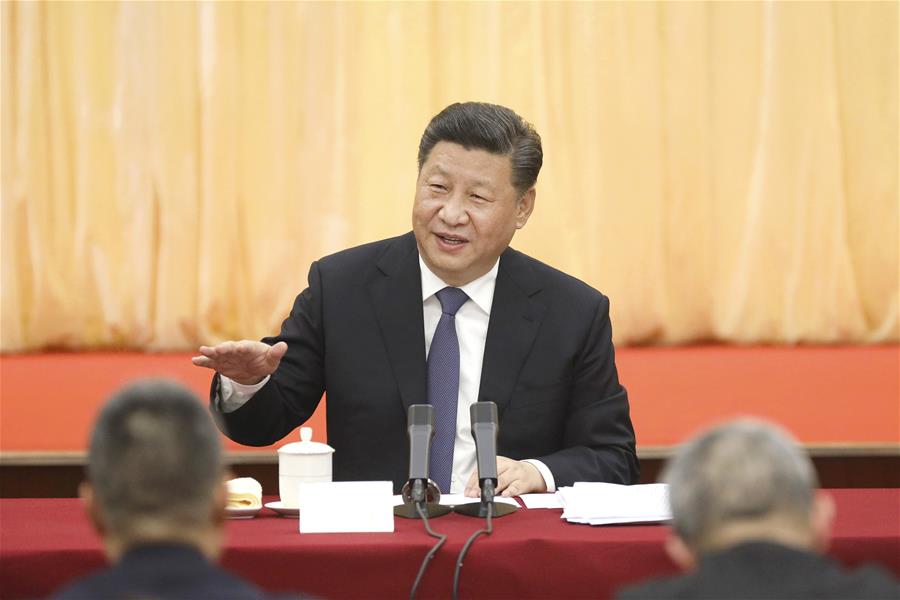 习近平看望文艺界社科界政协委员 强调文化自信